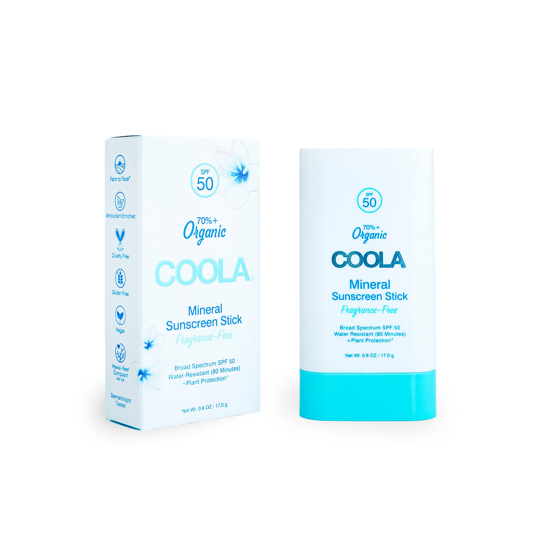 COOLA Mineral Sunscreen Stick SPF50 Fragrance Free